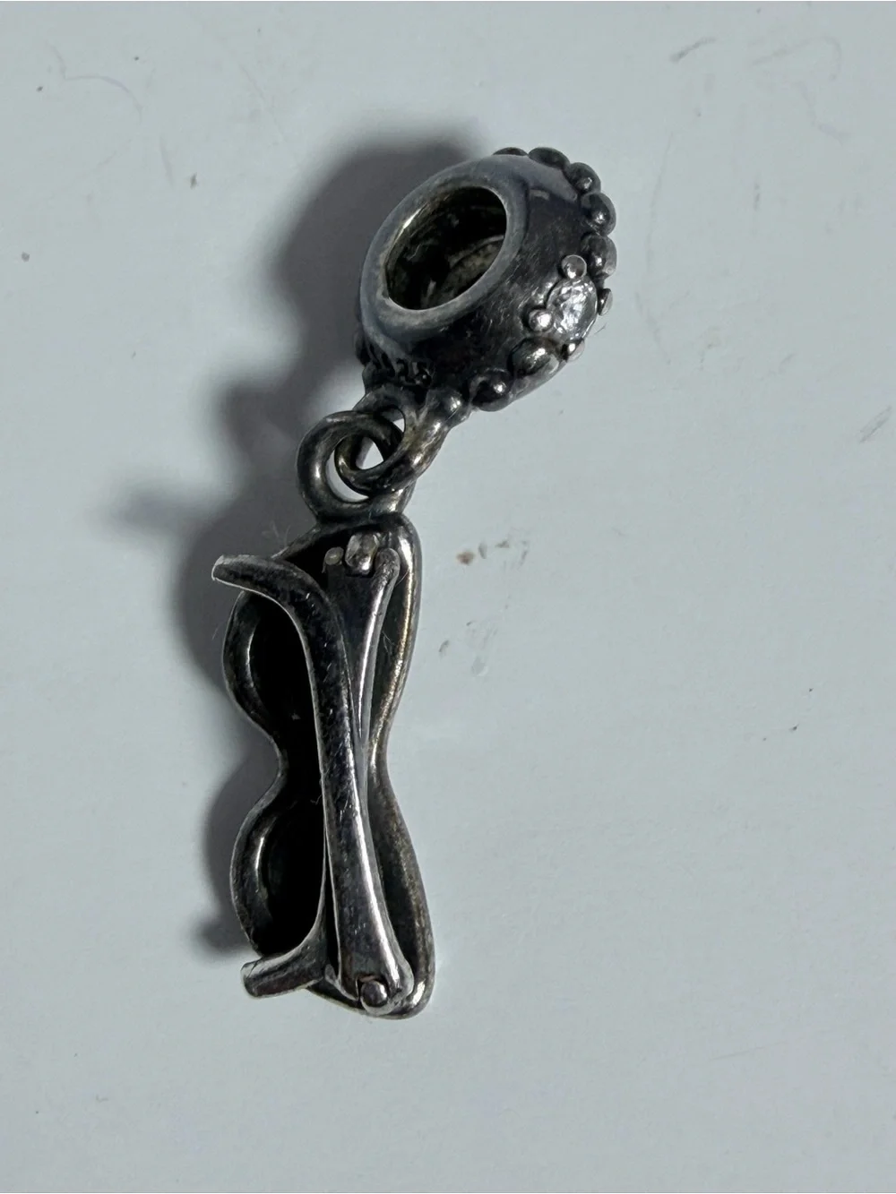 Authentic Pandora Sunshine Diva Sunglasses Dangle Charm 791148CZ Retired .925